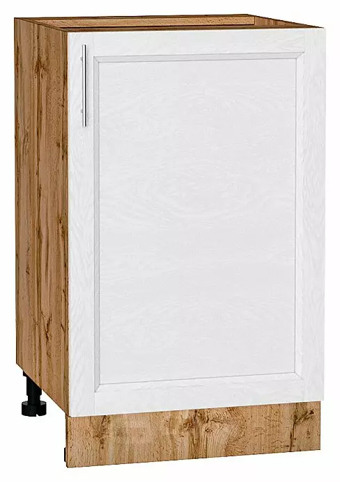 Шкаф нижний с 1-ой дверцей Сканди White Softwood Дуб Вотан 816*500*480