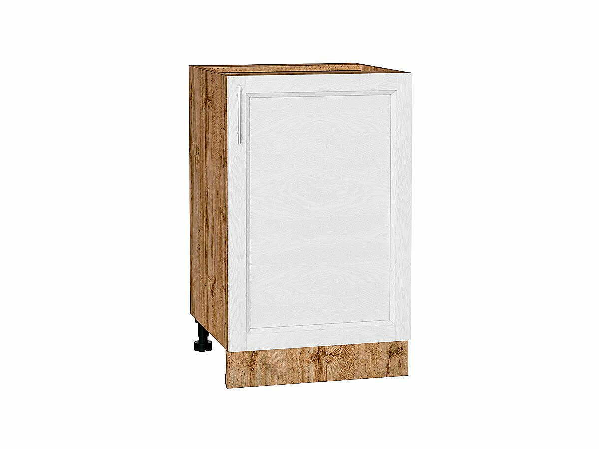 Шкаф нижний с 1-ой дверцей Сканди White Softwood Дуб Вотан 816*500*480