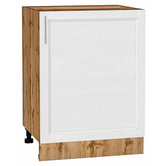 Шкаф нижний с 1-ой дверцей Сканди White Softwood Дуб Вотан 816*600*480