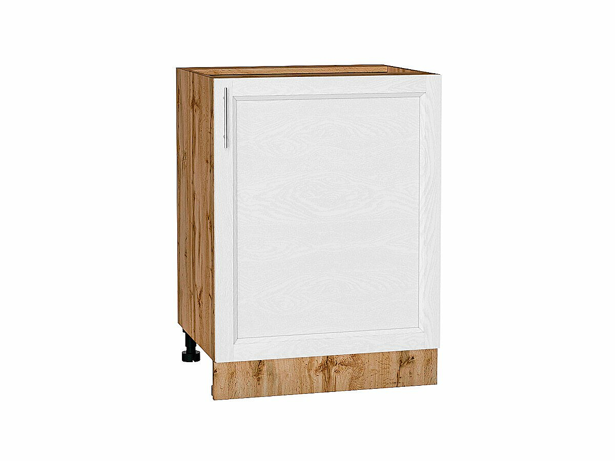 Шкаф нижний с 1-ой дверцей Сканди White Softwood Дуб Вотан 816*600*480