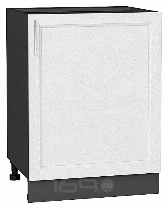 Шкаф нижний с 1-ой дверцей Сканди White Softwood Graphite