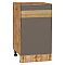 Шкаф нижний с 1-ой дверцей Терра DR Смоки Софт Дуб Вотан 816*450*478