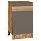 Шкаф нижний с 1-ой дверцей Терра DR Смоки Софт Дуб Вотан 816*500*478