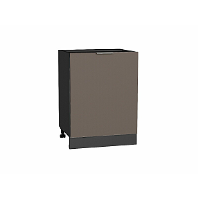 Шкаф нижний с 1-ой дверцей Терра Смоки Софт Graphite 816*600*478