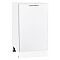 Шкаф нижний с 1-ой дверцей Валерия-М Белый глянец Белый 816*450*478