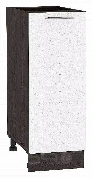 Шкаф нижний с 1-ой дверцей Валерия-М Белый металлик Graphite