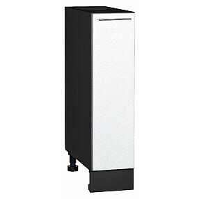 Шкаф нижний с 1-ой дверцей Валерия-М Белый металлик Graphite 816*200*478