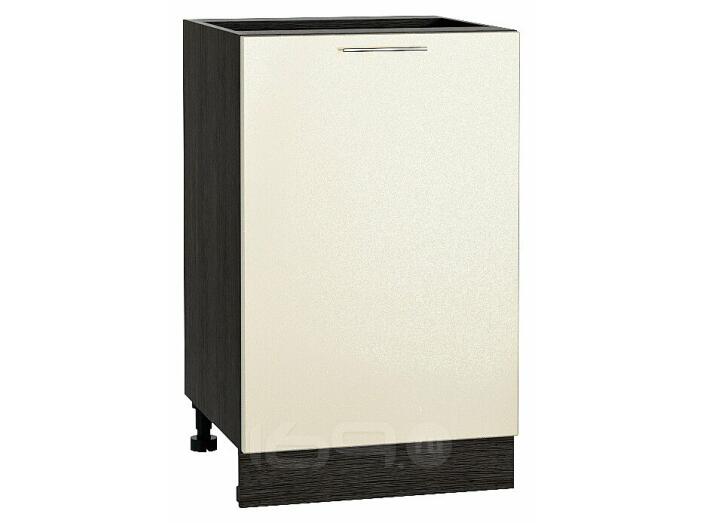 Шкаф нижний с 1-ой дверцей Валерия-М Бежевый металлик Graphite 816*500*478