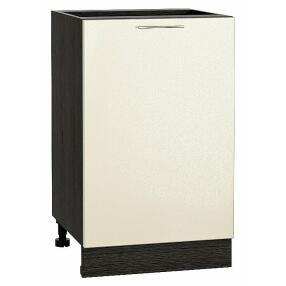 Шкаф нижний с 1-ой дверцей Валерия-М Бежевый металлик Graphite 816*500*478