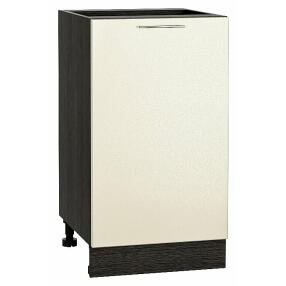 Шкаф нижний с 1-ой дверцей Валерия-М Бежевый металлик Graphite 816*450*478