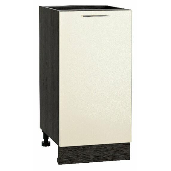 Шкаф нижний с 1-ой дверцей Валерия-М Бежевый металлик Graphite 816*400*478