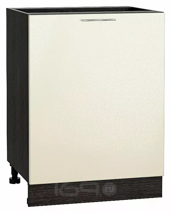Шкаф нижний с 1-ой дверцей Валерия-М Бежевый металлик Graphite 816*600*478