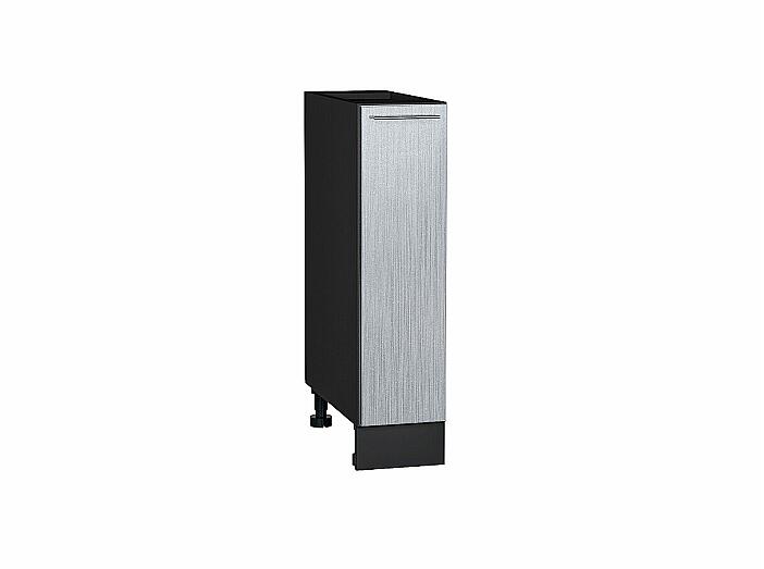 Шкаф нижний с 1-ой дверцей Валерия-М Серый металлик дождь светлый Graphite 816*200*478