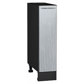 Шкаф нижний с 1-ой дверцей Валерия-М Серый металлик дождь светлый Graphite 816*200*478