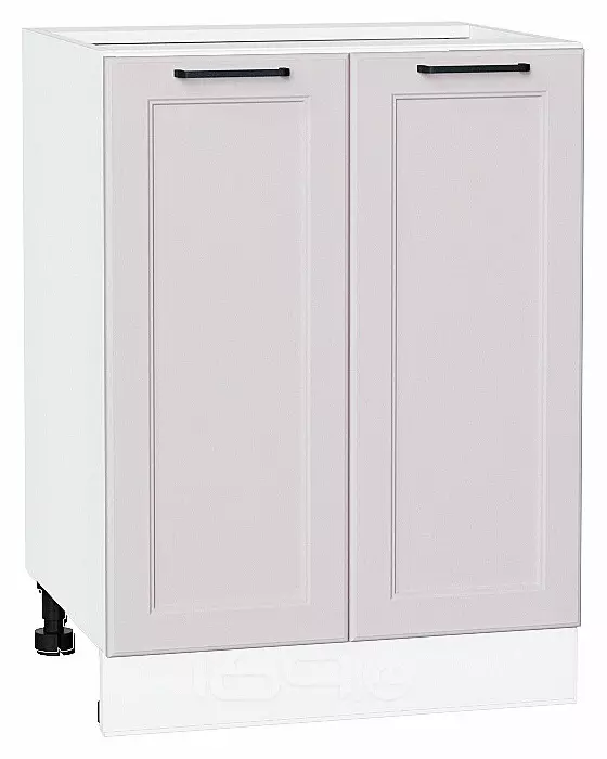 Шкаф нижний с 2-мя дверцами Барселона Кашемир Белый 816*600*484