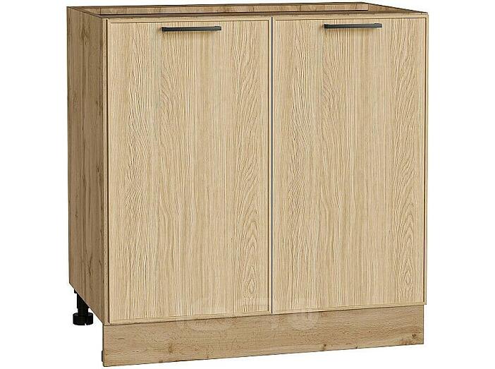 Шкаф нижний с 2-мя дверцами Эйр Real Oak/Дуб Вотан 816*800*480