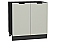 Шкаф нижний с 2-мя дверцами Евро Агат/Graphite 816*800*478