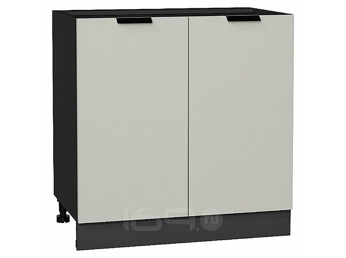Шкаф нижний с 2-мя дверцами Евро Агат/Graphite 816*800*478