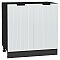Шкаф нижний с 2-мя дверцами Евро Лайн Белый / Graphite 816*800*478 Шкаф нижний с 2-мя дверцами Евро Лайн Белый / Graphite 816*800*478