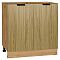 Шкаф нижний с 2-мя дверцами Евро Лайн Дуб песочный/Дуб Вотан 816*800*478 Шкаф нижний с 2-мя дверцами Евро Лайн Дуб песочный/Дуб Вотан 816*800*478