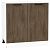Шкаф нижний с 2-мя дверцами Флэт Brown Casella Oak 2S/Белый 816*800*478