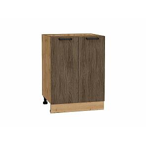 Шкаф нижний с 2-мя дверцами Флэт Brown Casella Oak 2S/Дуб Вотан 816*600*478
