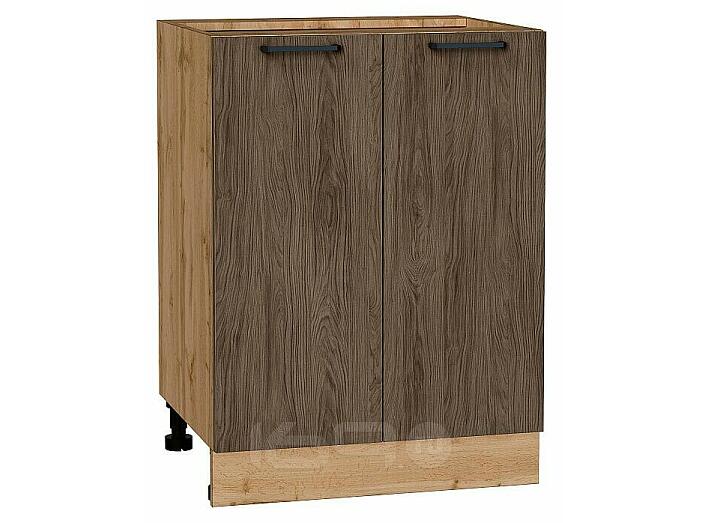 Шкаф нижний с 2-мя дверцами Флэт Brown Casella Oak 2S/Дуб Вотан 816*600*478