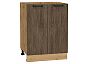 Шкаф нижний с 2-мя дверцами Флэт Brown Casella Oak 2S/Дуб Вотан 816*600*478