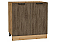 Шкаф нижний с 2-мя дверцами Флэт Brown Casella Oak 2S/Дуб Вотан 816*800*478