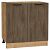 Шкаф нижний с 2-мя дверцами Флэт Brown Casella Oak 2S/Дуб Вотан 816*800*478