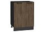 Шкаф нижний с 2-мя дверцами Флэт Brown Casella Oak 2S/Graphite 816*600*478
