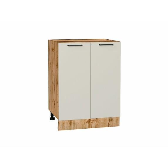 Шкаф нижний с 2-мя дверцами Флэт Cashmere In 2S/Дуб Вотан 816*600*478