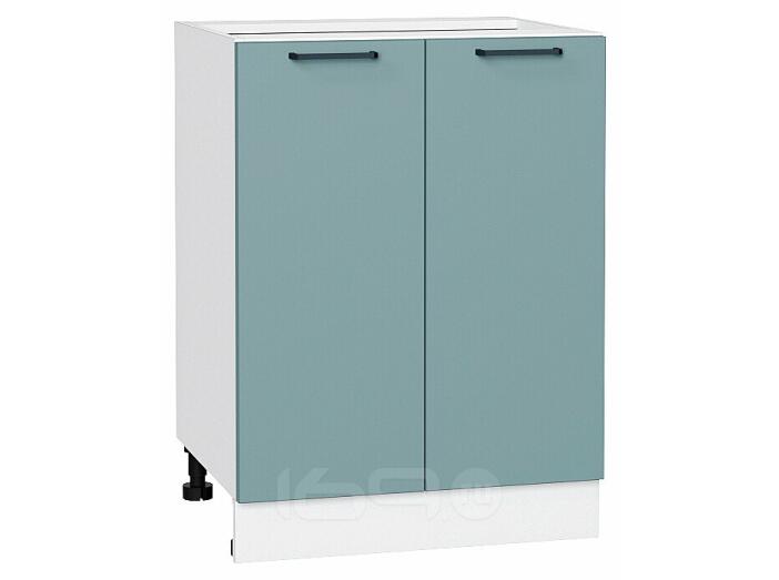Шкаф нижний с 2-мя дверцами Флэт Grey-green In 2S/Белый 816*600*478