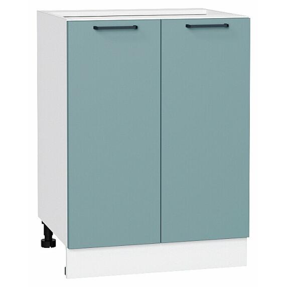 Шкаф нижний с 2-мя дверцами Флэт Grey-green In 2S/Белый 816*600*478