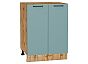 Шкаф нижний с 2-мя дверцами Флэт Grey-green In 2S/Дуб Вотан 816*600*478