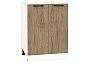 Шкаф нижний с 2-мя дверцами Флэт Natural Casella Oak 2S/Белый 816*600*478