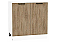 Шкаф нижний с 2-мя дверцами Флэт Natural Casella Oak 2S/Белый 816*800*478