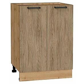 Шкаф нижний с 2-мя дверцами Флэт Natural Casella Oak 2S/Дуб Вотан 816*600*478