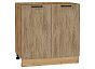 Шкаф нижний с 2-мя дверцами Флэт Natural Casella Oak 2S/Дуб Вотан 816*800*478