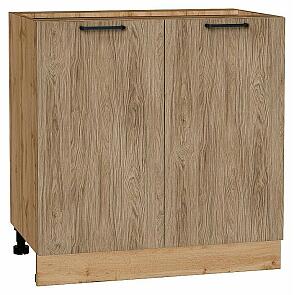 Шкаф нижний с 2-мя дверцами Флэт Natural Casella Oak 2S/Дуб Вотан 816*800*478