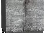 Шкаф нижний с 2-мя дверцами Флэт Temple Stone 2S/Graphite 816*800*478