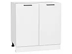 Шкаф нижний с 2-мя дверцами Флэт White In 2S/Белый 816*800*478