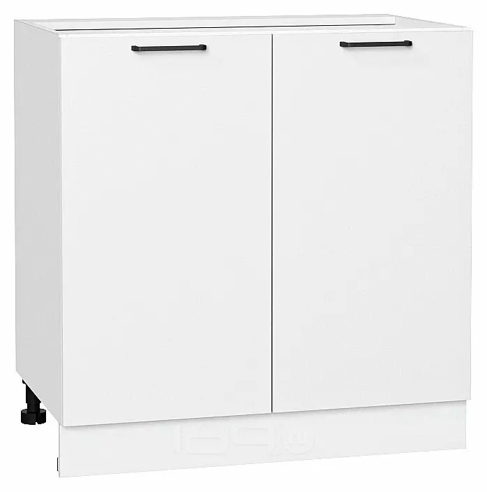 Шкаф нижний с 2-мя дверцами Флэт White In 2S/Белый 816*800*478