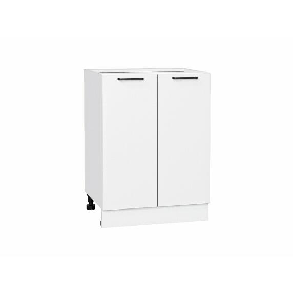 Шкаф нижний с 2-мя дверцами Флэт White In 2S/Белый 816*600*478