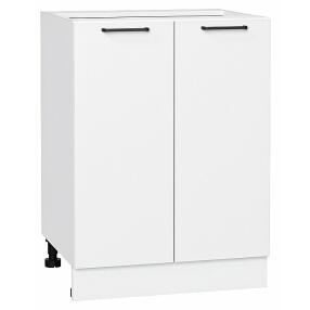 Шкаф нижний с 2-мя дверцами Флэт White In 2S/Белый 816*600*478