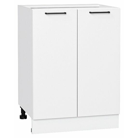 Шкаф нижний с 2-мя дверцами Флэт White In 2S/Белый 816*600*478