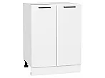 Шкаф нижний с 2-мя дверцами Флэт White In 2S/Белый 816*600*478