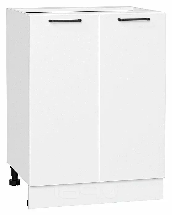 Шкаф нижний с 2-мя дверцами Флэт White In 2S/Белый 816*600*478