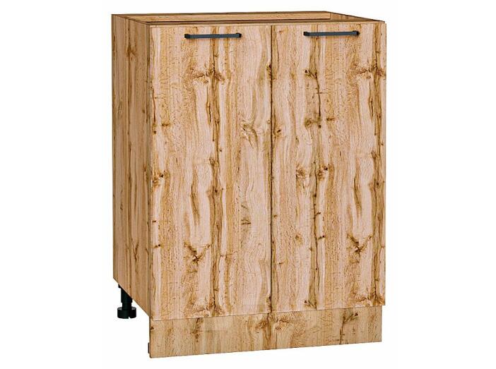 Шкаф нижний с 2-мя дверцами Флэт Wotan Oak 2S/Дуб Вотан 816*600*478