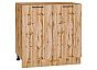 Шкаф нижний с 2-мя дверцами Флэт Wotan Oak 2S/Дуб Вотан 816*800*478